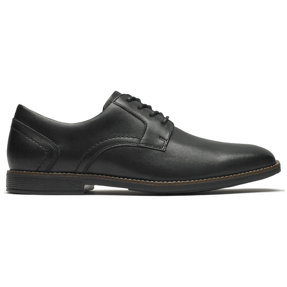 Rockport Snörskor Herr Svarta - Slayter Plain Toe Shoe - VJWNP0416